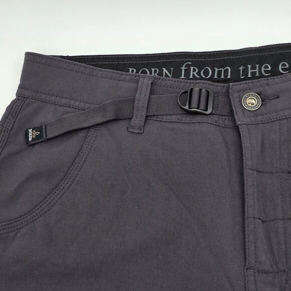 prAna Stretch Zion Cargo Shorts Men's M Dark Gray Flat Front M3STRE110 - Picture 5 of 9